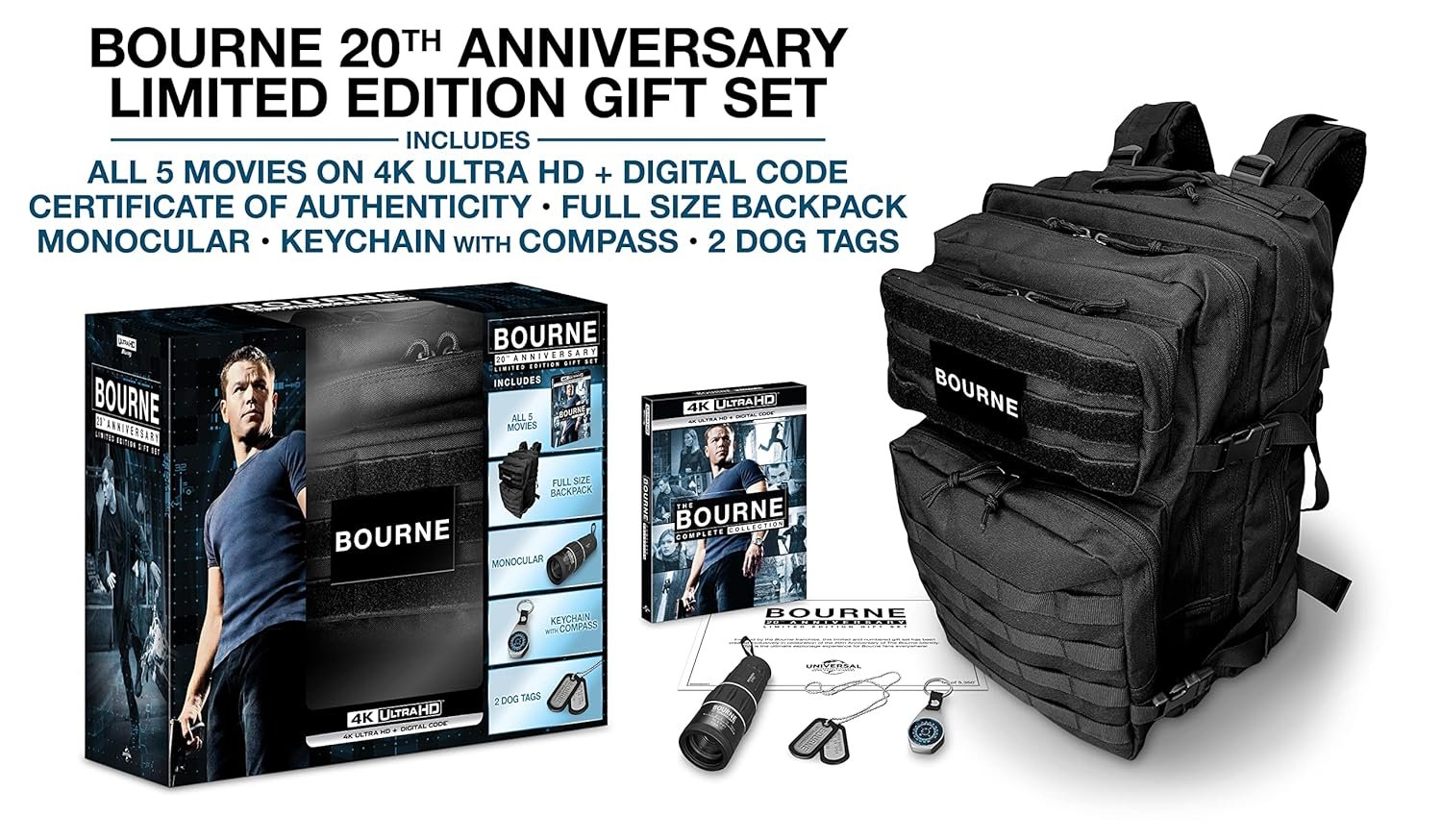 The Bourne Complete Collection - 20th Anniversary Limited Edition Gift Set (4K Ultra HD) [UHD] - image 4 of 4