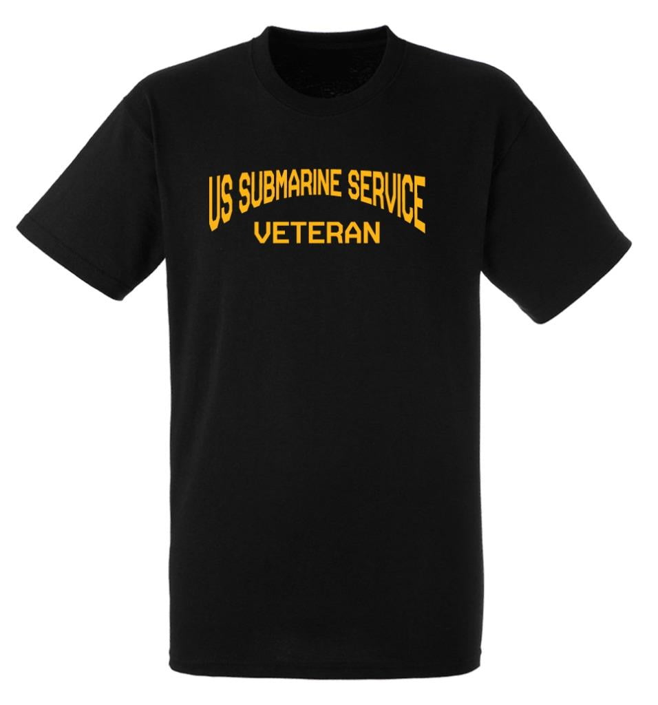 US Submarine Service Veteran Standard Size Short Sleeve Tee Shirt