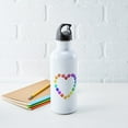 thumbnail image 5 of CafePress - Cat Print Heart Stainless Steel Water Bottle 1 - Stainless Steel Water Bottle, Sports Bottle, 1.0L, 5 of 5