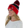 thumbnail image 4 of ToBeInStyle Unisex Soft Stretchy Beanies - Cali Print - Red W/Black Stripe - One Size, 4 of 5