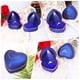 thumbnail image 2 of Caja para anillos de compromiso con forma de corazón, con luz LED, ideal para bodas y propuestas (caja azul real con forma de corazón), 2 of 5