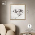 thumbnail image 5 of Doggy Daydreams I Canvas Vintage Dog Drawings by Art Remedy, Gold Frame, 30" x 30", 5 of 7