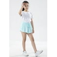 thumbnail image 4 of Girls Flowy Shorts,Spandex Liner 2-in-1 Youth Butterfly Skirts for Fitness, Running, Sports, 4 of 5