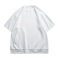 thumbnail image 3 of Vedolay Spring Tops Men's Crew Tees,White M, 3 of 5