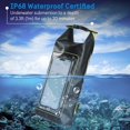 thumbnail image 2 of Marine IP68 Waterproof Dry Bag 2L - Roll Top Waterproof Backpack w/ Phone Case/Pouch - Boating & Kayak Accessories - Essentials for Camping Swimming Beach Fishing Rafting Travel - Black/Yell, 2 of 5