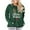 Green, variant on MOUSYA Women Plus Size Merry Sweatshirt Women Christmas Glitter Patch Merry Shirt Merry Letter Print Long Sleeve Oversized Pullover Tops,2X