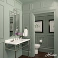 thumbnail image 3 of Hunter - Van Nuys 2-light Brushed Nickel, Small Vanity Light, Dimmable, Transitional Style, for Bedrooms, Dining, Living Rooms - 48033, 3 of 8