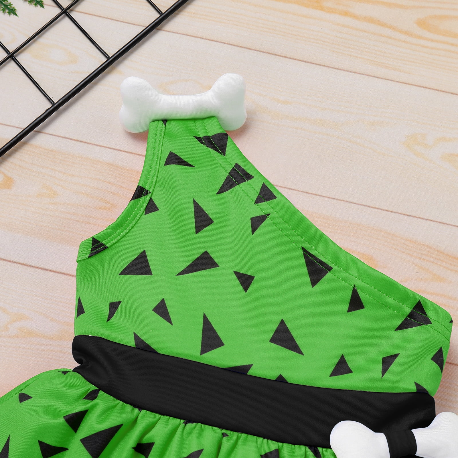 IWEMEK Dresses for Girl Stylish Fancy Outfit for Toddler Girls Cosplay Costume One Shoulder Summer Trendy Dress 6M-6Y