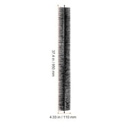 KFFKFF 120ft Long Gutter Guard Brush Bristle Leaf Guard Fits 5 Inch Gutters