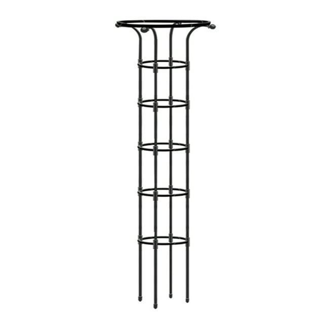 Single Circle Umbrella Flower Stand - Black, Height 185CM, Circle Diameter 28CM