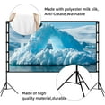thumbnail image 6 of Projector screen and stand, facing 120-inch portable projector screen for indoor and outdoor movie screens, 6 of 7