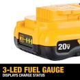 thumbnail image 4 of Paquete de baterías DEWALT DCB230, 20 V máx.*, iones de litio, 3,0 Ah, 4 of 6