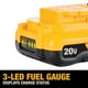 thumbnail image 4 of Paquete de baterías DEWALT DCB230, 20 V máx.*, iones de litio, 3,0 Ah, 4 of 6