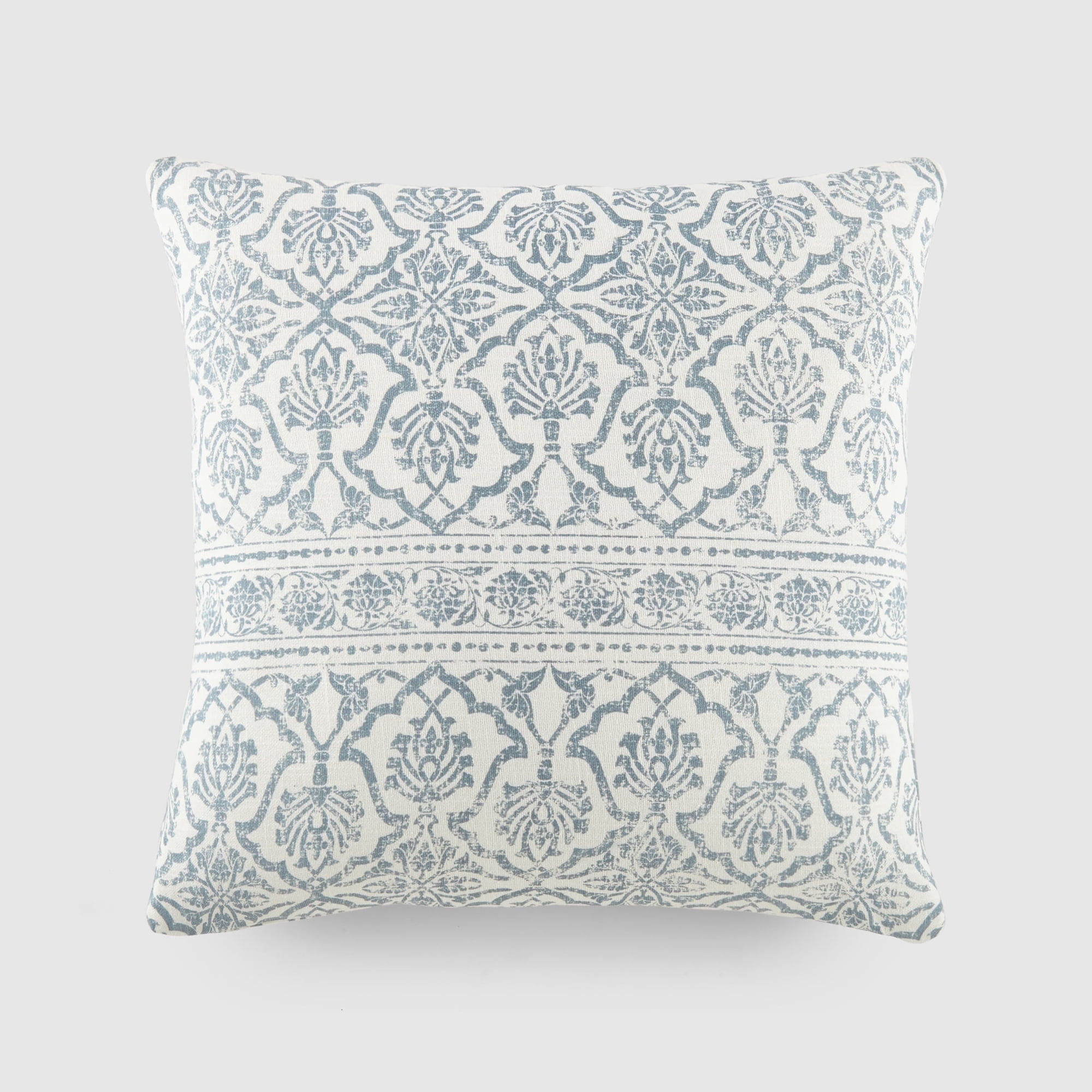 Cotton Decorative Throw Pillow in Antique Floral by Comfort Canopy