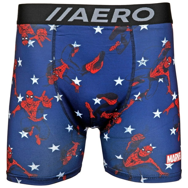 Spider-Man Swinging Aero Boxer Briefs Underwear and Sock Set-Small (28-30)  