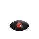 thumbnail image 2 of Balón Mini Wilson NFL Cleveland Browns Negro Logotipo del Equipo, 2 of 3