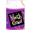 Mardi Gras 'Beads' Plastic Table Cover (1ct)