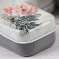 thumbnail image 4 of 32Pcs Mini Flower Tin Trinket Jewelry Organizer Box Tinplate Storage Case with Lid Small Rectangular Bead Container for Storage of Small Items, Crafts, Christmas stocking stuffers(flower), 4 of 7