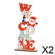 thumbnail image 1 of 2 Letreros Navideños De Madera Con Letras Decorativas Para Mesa, Para Dormitorio, Encimera, Escritorio, Bienvenida, 1 of 10