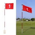 thumbnail image 2 of Bangus Golf Flag and Cup Detachable Golf Hole Cup and Flag for Driving Range Backyard 5-Section Design, 2 of 5