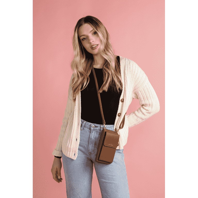 楽天 送料無料にならない Smartphone Eclipse Kedzie Crossbody Cell Leather Vegan Bag MessengerBags