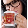 thumbnail image 2 of 3drose, Happy 65th Birthday Banner, Cake with Gifts and Balloons, 11oz Magic Transforming Mug, 2 of 7