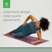 Gaiam 6mm Ultra-Sticky Alignment 1 Yoga Mat - Viola