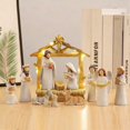 thumbnail image 2 of 12Pcs Festival Manger Nativity Ornament Tabletop Display Holiday Education Tool, 2 of 5