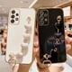 thumbnail image 2 of Love Heart Plush Bracelet Case For Samsung Galaxy A14 A15 A24 A25 A34 A54 A04S A05 A13 A23 A32 A52 Chain Plating Silicone Cover, 2 of 5