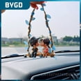 thumbnail image 1 of Durable Rearview Mirror Swing Pendant Ornament Funny Car Rearview Mirror Ornaments Cute Couples Swing Portable Practical02Russian Federation He Qiyong unisex, 1 of 1