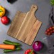 thumbnail image 4 of Tabla de cortar, tabla de madera para picar, bandeja colgante para servir fruta o filetes, mango de madera maciza, tabla de cortar de cocina, bandeja de madera para picar, fácil de limpiar,, 4 of 9