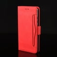 thumbnail image 3 of Case for OnePlus 10T 5G Cover Adjustable Detachable Card Holder Magnetic closure Leather Wallet Case - Red, 3 of 6
