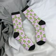 thumbnail image 5 of Disketp Happy Frogs1 Unisex Crew Socks Lightweight Breathable Ventilation Ankle Socks, Mid-calf socks for Daily, 5 of 6