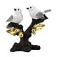thumbnail image 2 of Estatua de pájaro, estatuilla de pájaro, novedad, modelo de Animal de pájaro, artesanía, adorno de pájaro, figura de pájaro para Micro paisaje, maceta 2 pájaros BLESIY Estatua de pájaros, 2 of 8