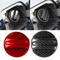thumbnail image 2 of Carbon Fiber Fuels Cover Fashion Carbon Fiber Gas Cover Vehicle Fuels Tanks Lid Quick Fixng Suitable for Car Enthusiasts, 2 of 4