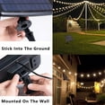 thumbnail image 6 of Banord LED 27 Foot Solar String Lights, 13 Shatterproof Bulbs for Outdoors, 6 of 8