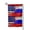 Square, variant on Russian America Flag Garden Flag Double Sided Small Flag Yard Home Decorative Flags Banner 12.5 x 18 Inch Square