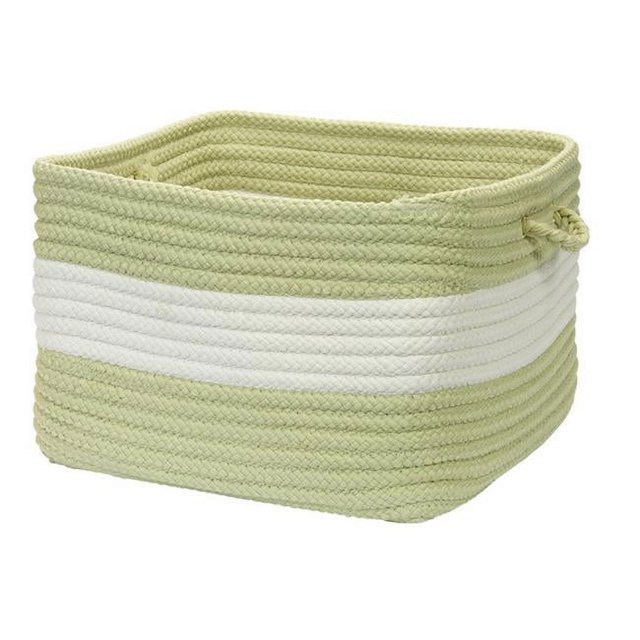 Rope Walk- Celery 14''x10'' Utility Basket