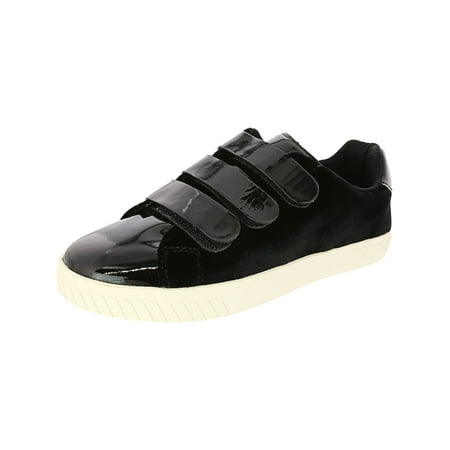 Shine Patent Leather Shoes - Tretorn Women's Carry 4 Velvet Patent Leather Nero / Black Ankle-High Fashion Sneaker - 5M