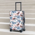 thumbnail image 5 of Uemuo Retro Butterfly Printed Washable Luggage Cover - Fashion Suitcase Protector Fits 18-32 Inch Luggage -Medium, 5 of 9