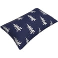 thumbnail image 4 of Christmas Pillow Covers 12x20 Inch Set of 2 Navy Blue Cream Christmas Tree Decor Throw Pillows Winter Xmas Holiday Outdoor Lumbar Cushion Cases for Couch Bed Decorations, 4 of 5