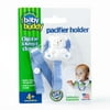 Baby Buddy Pacifier Holder Clip- Cute Fashionable Bear Clips onto Babys Shirt, Snaps to Paci, Teether, Toys, Blue, 1pk