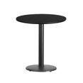 thumbnail image 1 of Flash Furniture 24Rd Laminate Table-Rd Base In Black, 1 of 2