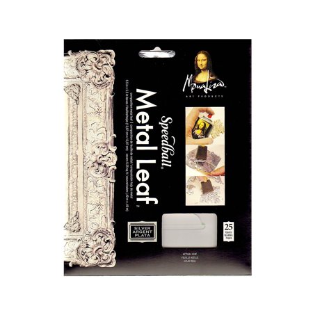 UPC: 0804551855795 | Mona Lisa Metal Leaf Imitation Silver Pack Of 25 Sheets [Pack Of 2] 13753-PK2