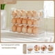 thumbnail image 2 of Refrigerator Egg Rack Flip Fridge Door Egg Storage Rack White, 2 of 5