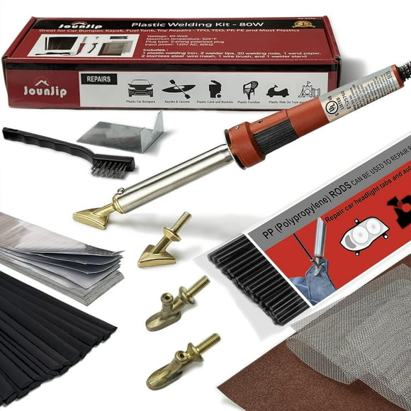 Kit de soldadura de plástico JOUNJIP Deluxe 80W Iron con certificación UL