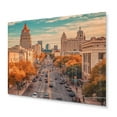 thumbnail image 2 of Designart "Austin s Energetic Cityscape I" Cityscapes Metal Wall Decor, 2 of 5