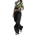 thumbnail image 6 of Qmyliery Women Casual Pants, Lacing Solid Loose Baggy Long Trousers with Pocket for Daily Street, 6 of 9