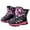 Watermelon Red, variant on Otqutp Snow Boots for Kids Boys Girls Chunky Hiking Shoes Water Resistant Faux Fu𝗿 Lined Cold Weather Outdoor Warm Shoes