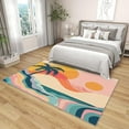 thumbnail image 4 of 3x4 Rug, Boho Door Mat Washable Non Slip Soft for Entryway, Tropical Hawaiian Rug, Abstract Carpet, Boho Home Decor & Gifts, 4 of 7